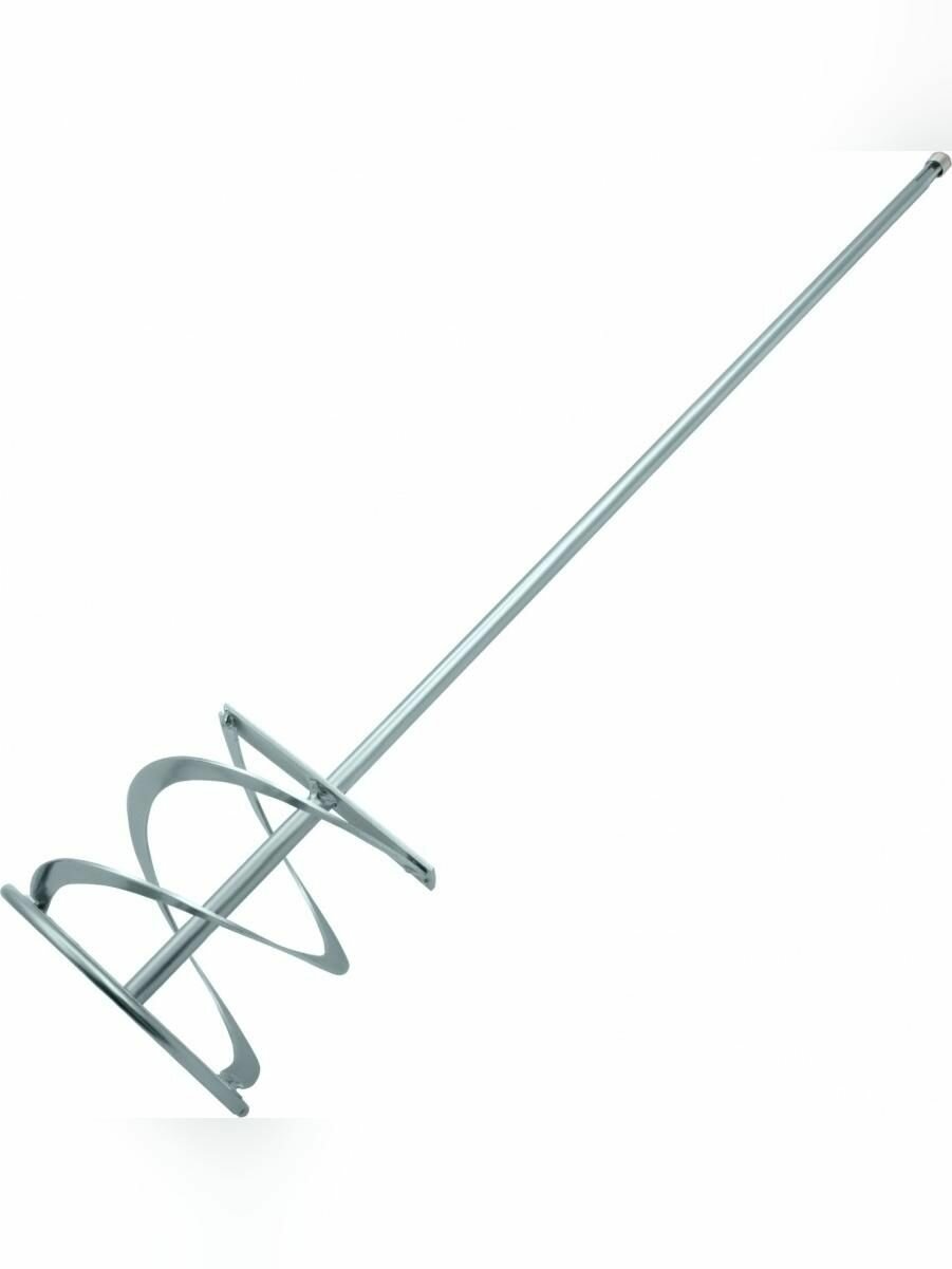 Насадка для миксера, венчик строительный, миксер для смесей и красок, 120 х 600 мм, оцинкованный, хвостовик SDS Plus Denzel