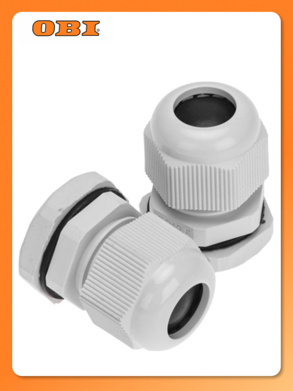 Кабельный ввод PG-135 (6-12мм) серый комплект (2 шт/уп) REXANT