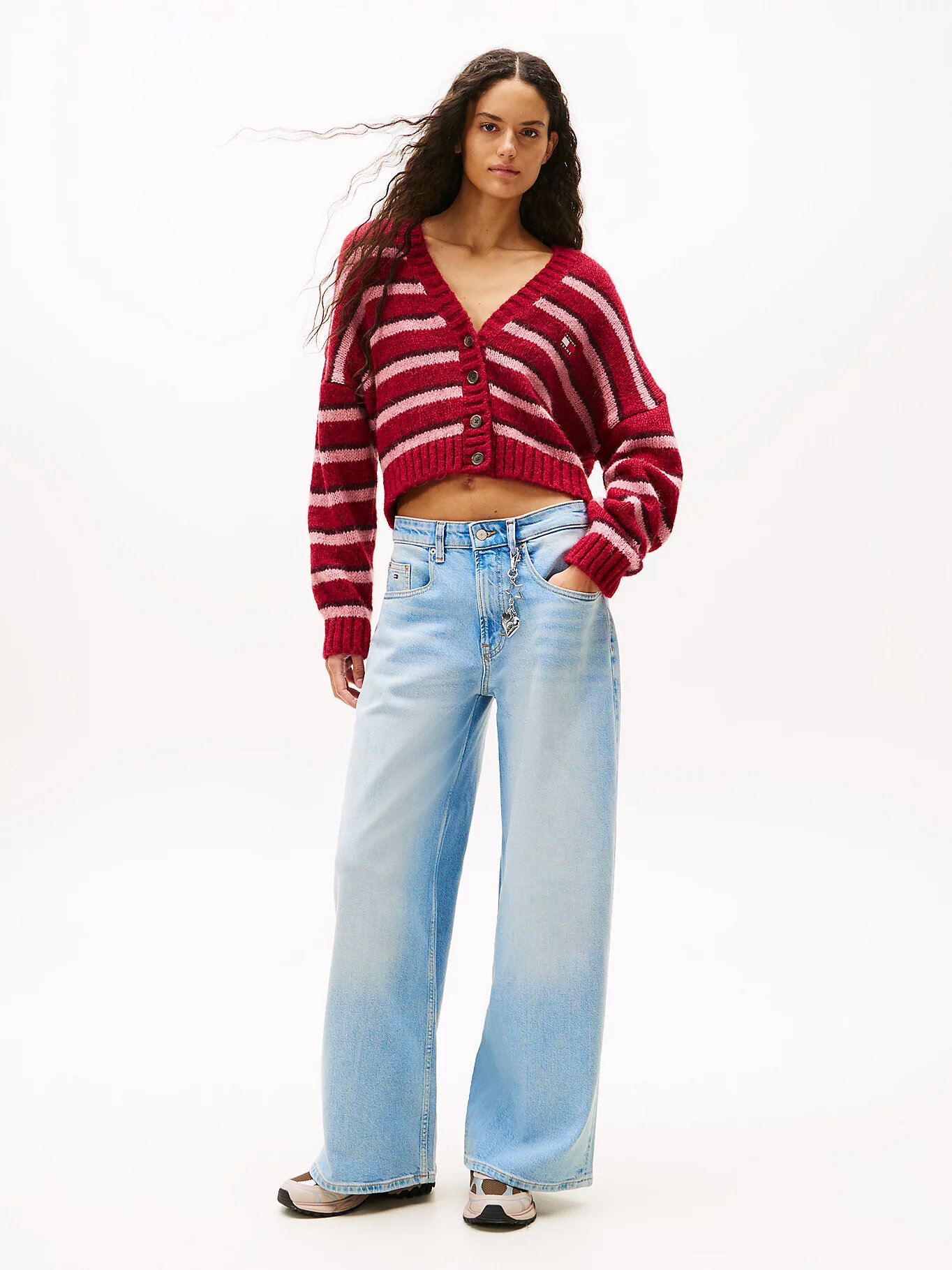 Джинсы широкие Tommy Jeans Charlie, размер 31/32 JEAN, голубой — фото 1