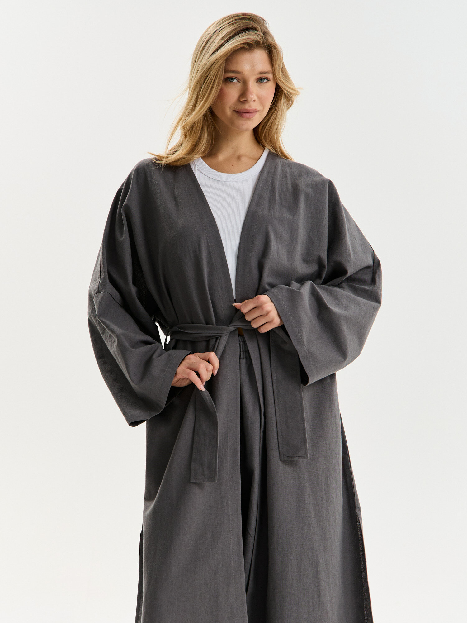 Платье Берегите Птиц, размер One Size, серый — фото 1