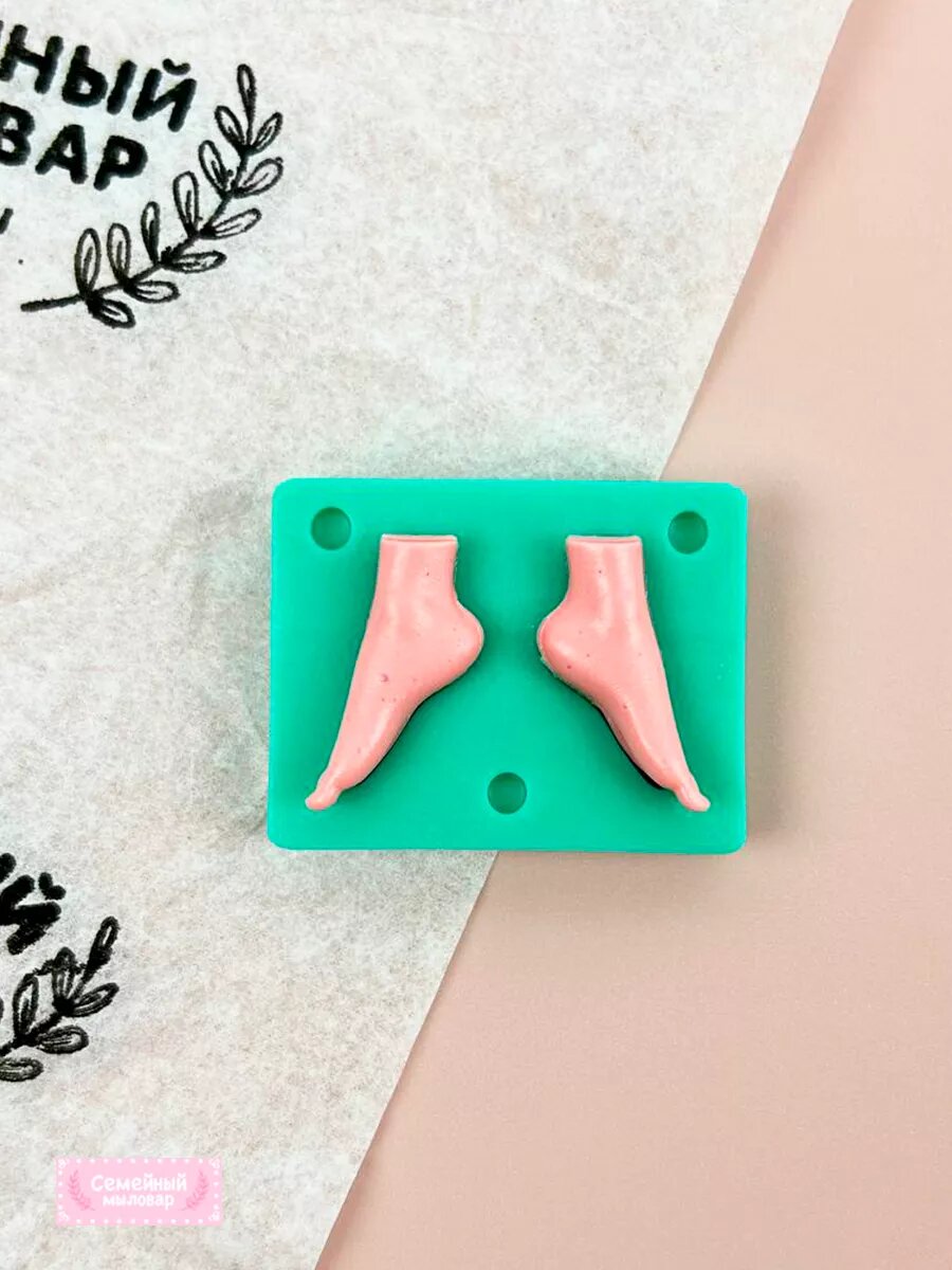 Силиконовая форма / молд Ноги для кукол — фото 1
