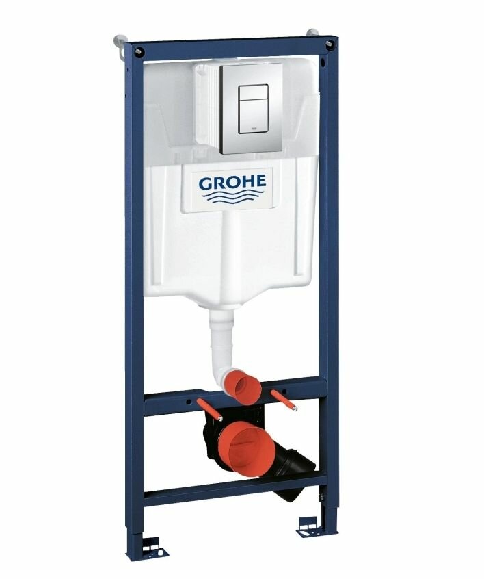 GROHE Rapid SL Инсталляция для подвесного унитаза 3 в 1 монтажная высота 113 м (38722001)