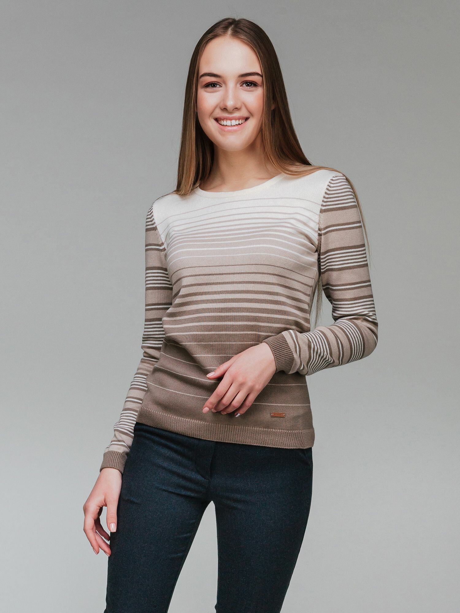 Джемпер RONNNY Базовая коллекция размер 42-164 коричневый