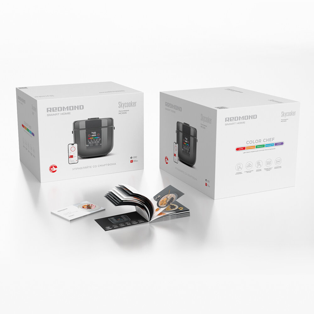 REDMOND Мультиварка MC100S, Серый — фото 1