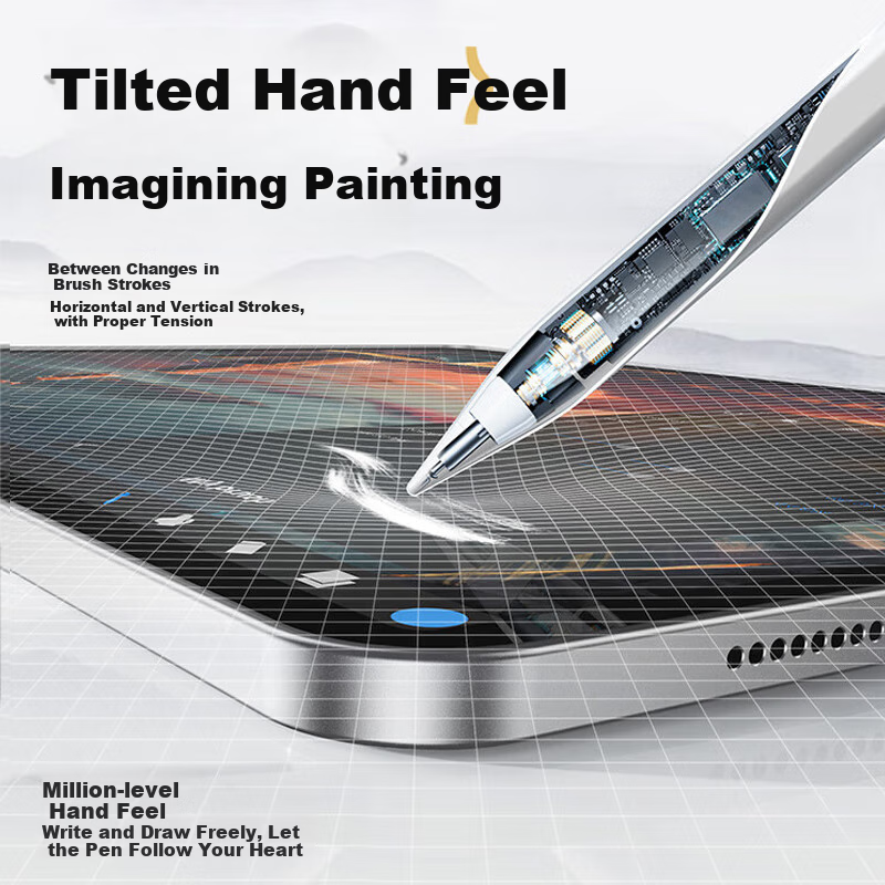 3d Ручки Xiaomi MUSTTRUE Compatible with Huawei Tablet Stylus M-Pencil 3rd Generation Capacitive Pen Touch Pen MatePad 11.5S/11SE Anti-mistouch Drawing Pen for iPad Xiaomi Honor Universal