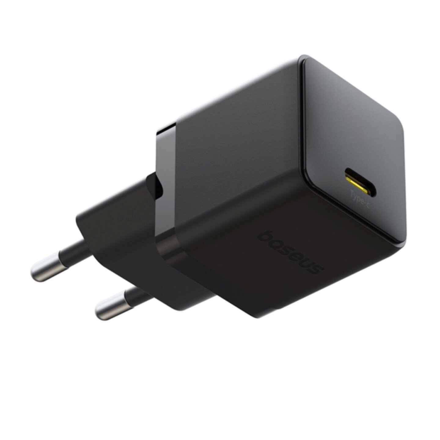 Сетевое зарядное устройство Baseus P10111602113-00 Palm Fast Charger 1C 20W EU с поддержкой (Quick Charge 3.0, PD) Black — фото 1
