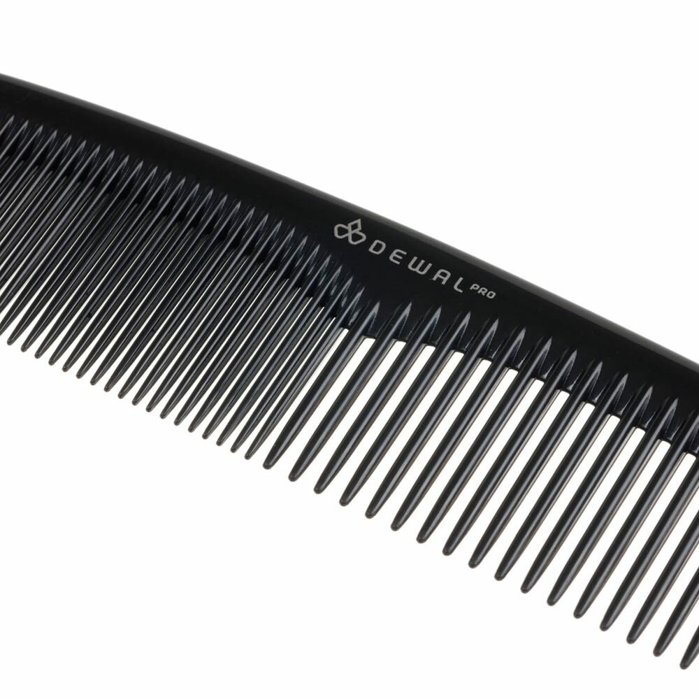 Расческа DEWAL Эконом+ карманная, черная 13 см — фото 1