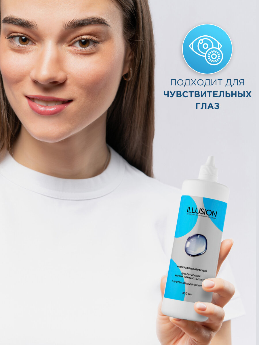 Изображение Раствор для мягких контактных линз 360 мл