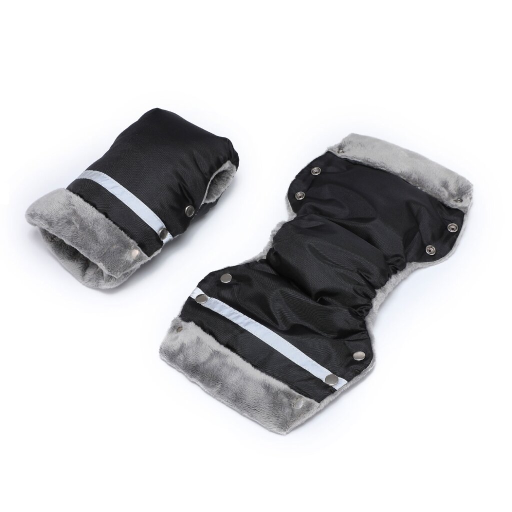 Universal Stroller Hand Warmer Pram Gloves Extended Length Pushchairs Hand Muff Windproof for Outdoor Adventures
