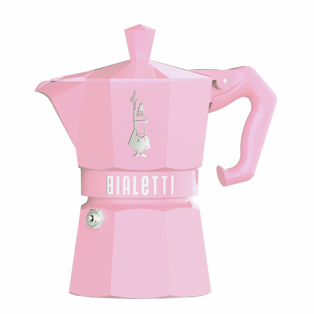 Гейзерная кофеварка Bialetti Moka Express Exclusive Pink 9064 6 чашек