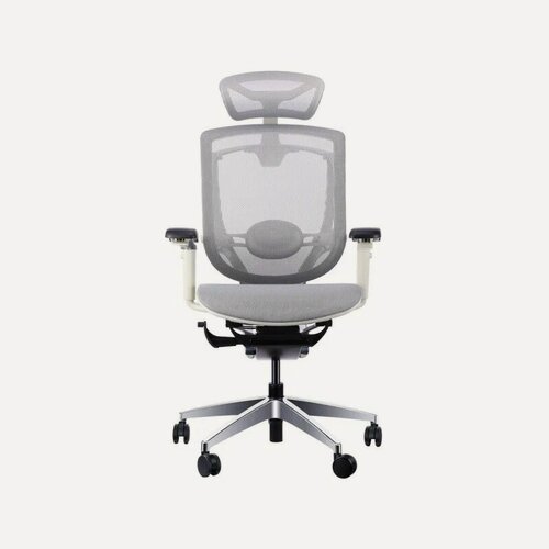 Изображение товара Премиум кресло GTCHAIR Marrit X, серое, эргономичное, с подголовником и поясничным упором