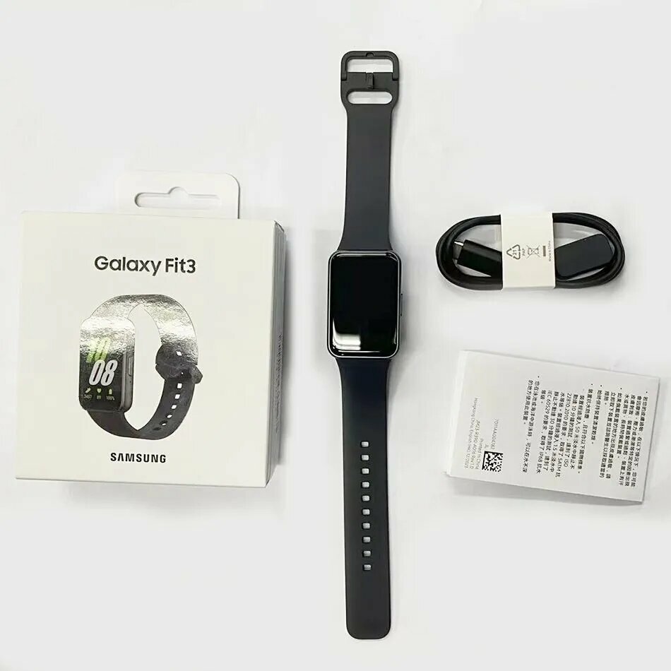 Samsung Фитнес-браслет Galaxy Fit 3, черный — фото 1