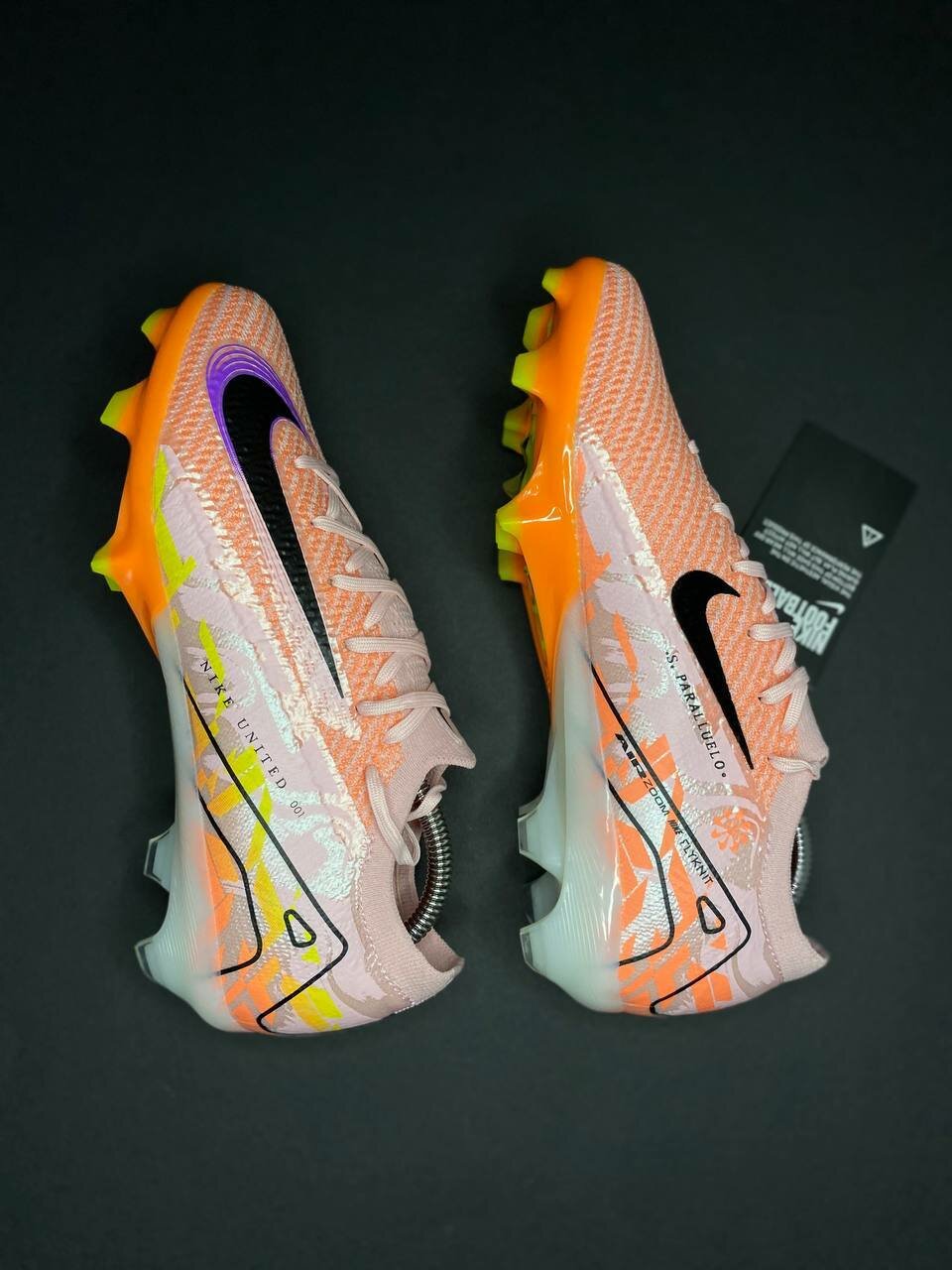 Бутсы NIKE, размер 41, оранжевый — фото 1
