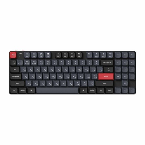 Беспроводная механическая клавиатура QMK Keychron K13 Pro, 90 клавиш, Hot-Swap, Gateron low profile Red Switch