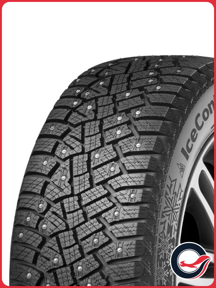 Зимняя шипованная шина Continental ContiIceContact 2 KD 185/60 R15 88T — фото 1