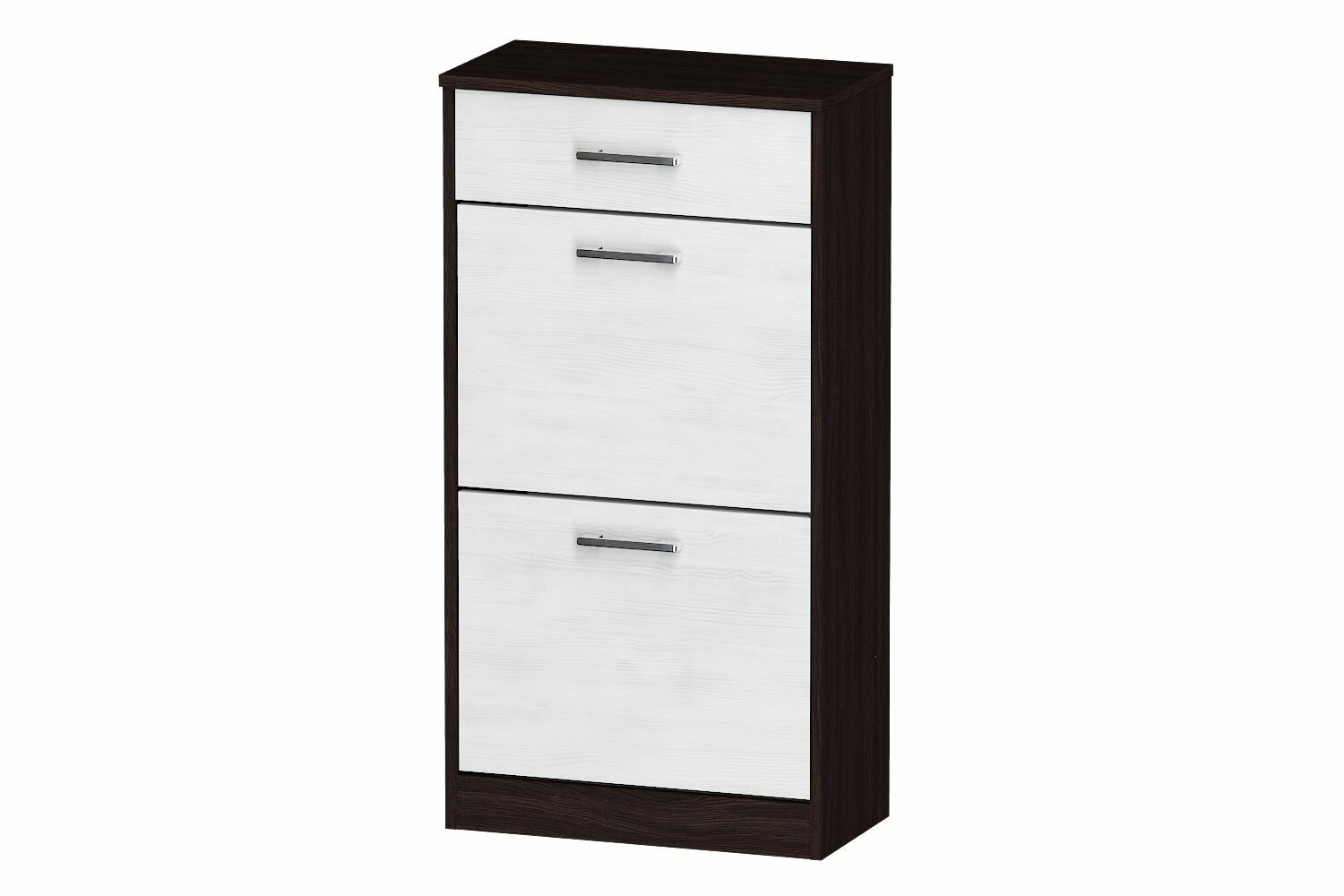 Обувница для прихожей закрытая откидная Лайф 55*29*105 ОБ-01 Венге/Северное дерево