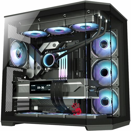 Корпус ATX BLOODY BD-CC109, Midi-Tower, без БП, черный 