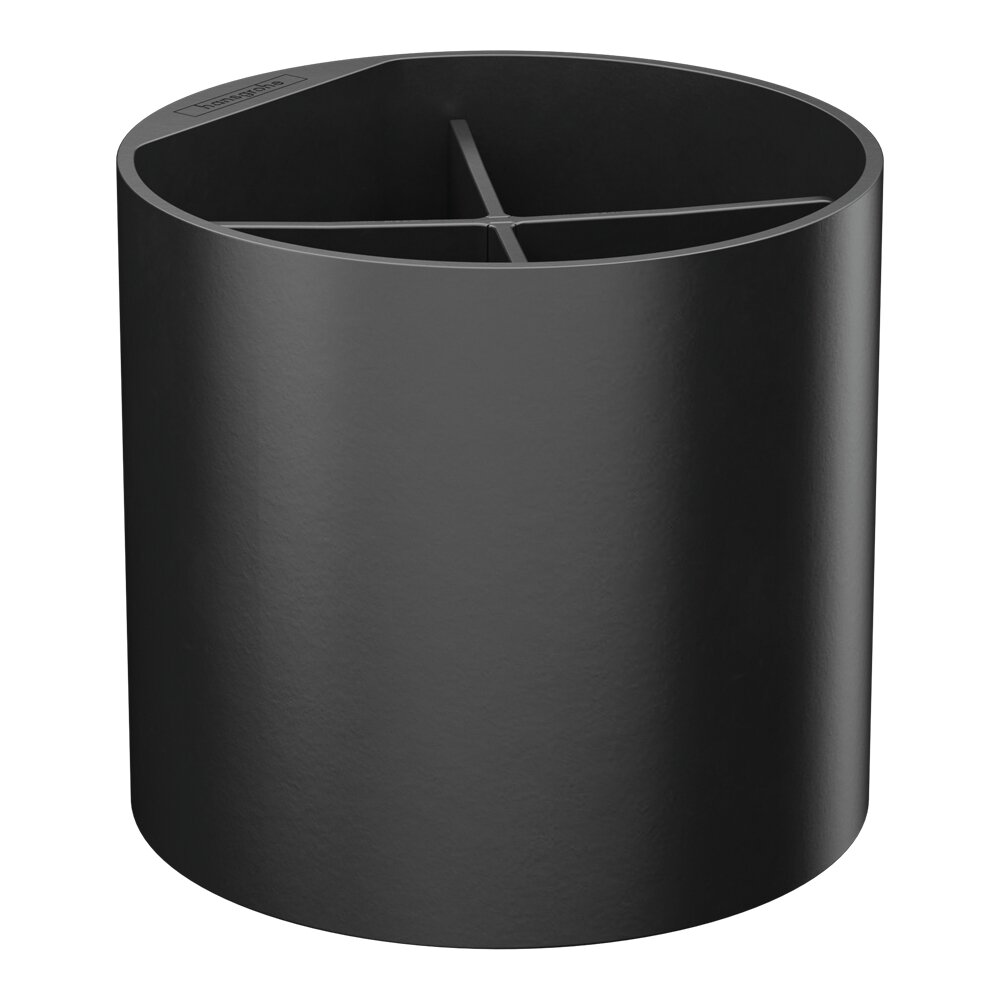 Стакан Hansgrohe WallStoris  подвесной  матовый черный 27921670