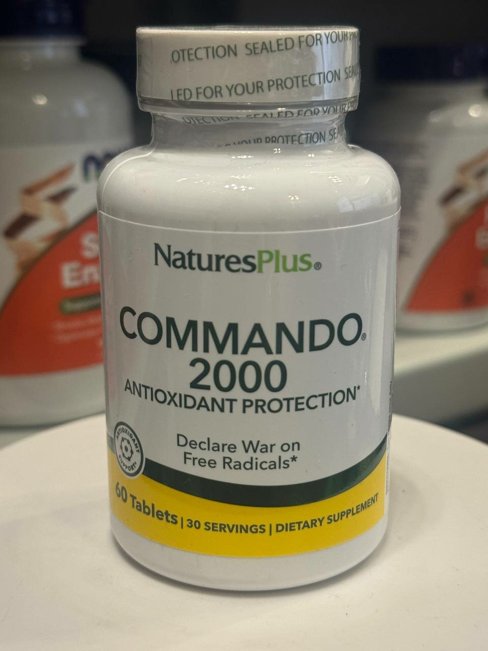 NaturesPlus Commando 2000 Антиоксиданты широкого спектра действия 60 таблетки