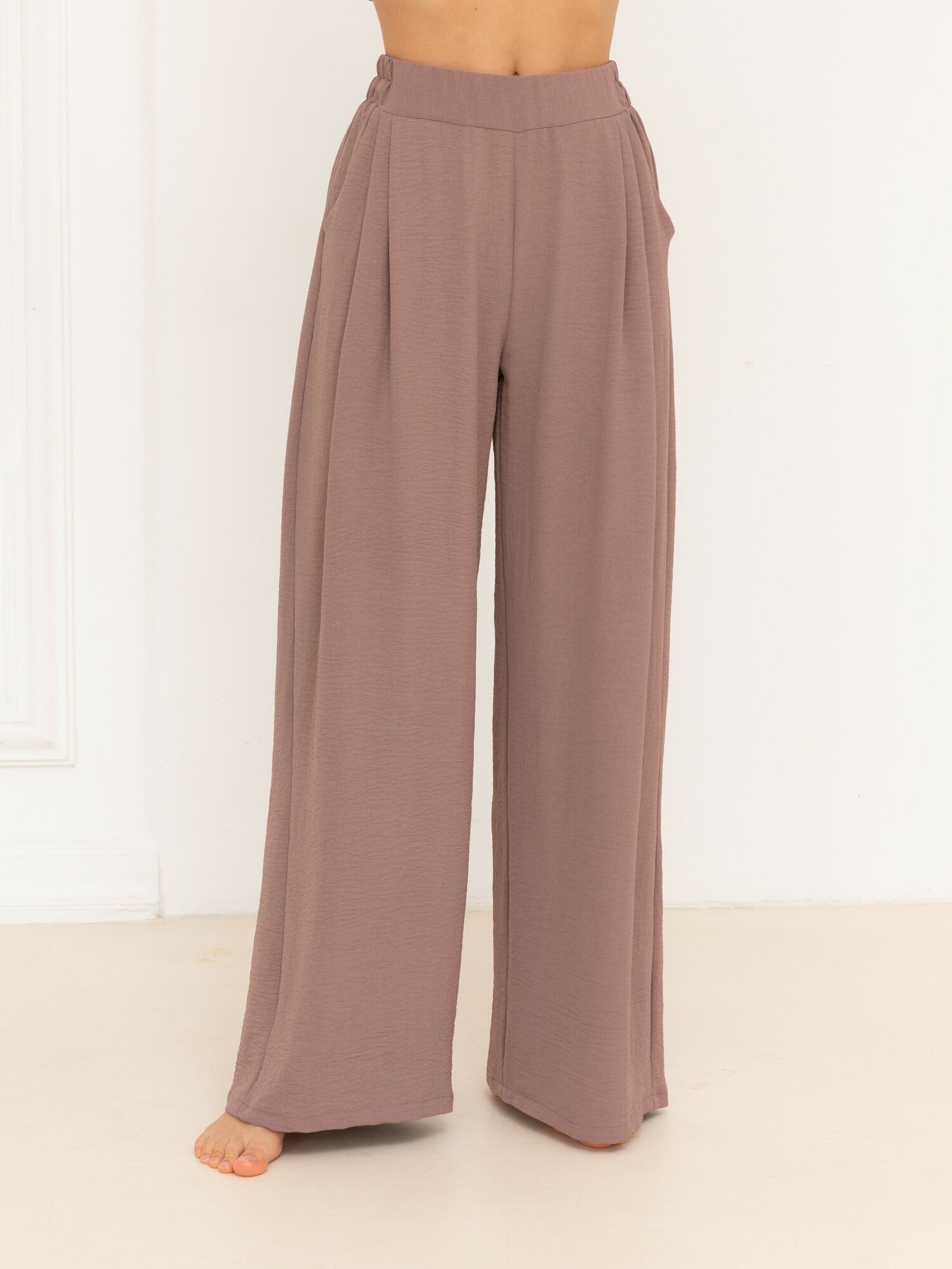 Брюки Mimi Pajamas New, размер XL, коричнево-серый