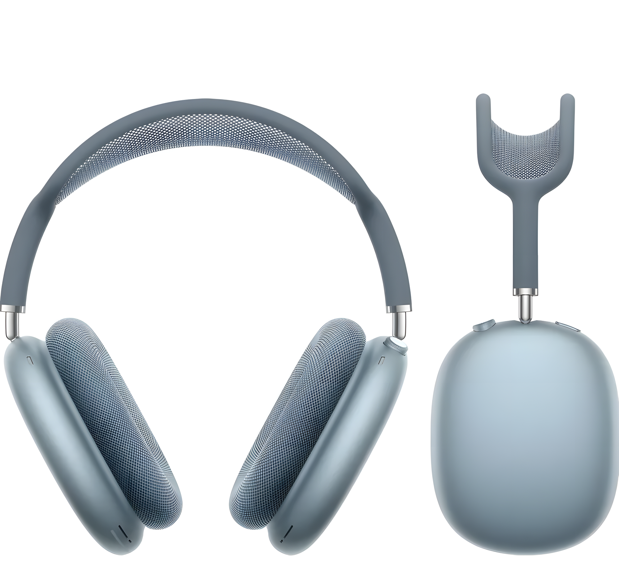 Беспроводные наушники Apple AirPods Max, Голубого цвета с защитой от влаги и кнопкой ответа на вызов