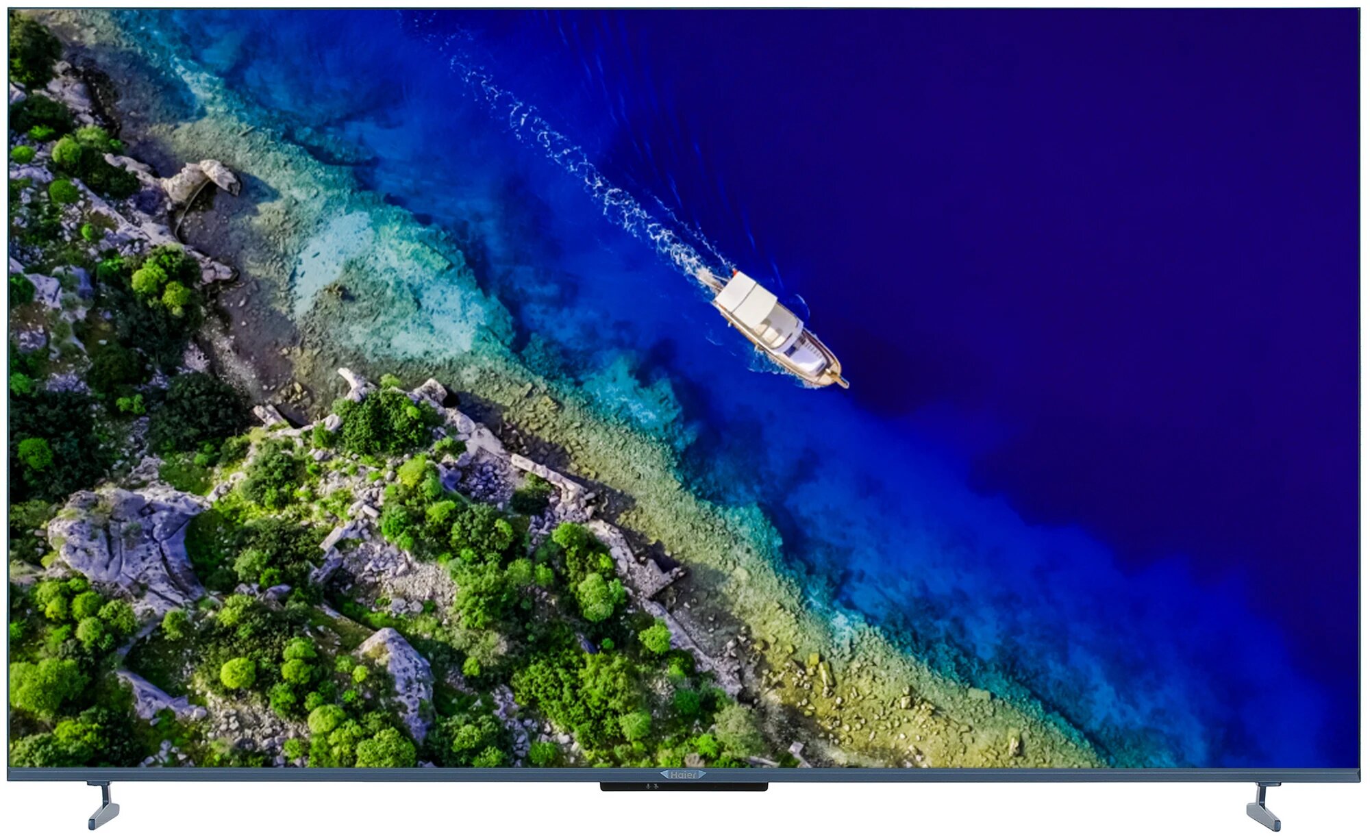 65" (165 см) LED-телевизор Haier 65 Smart TV S5 PRO, Direct LED, HQLED, 4K UltraHD, Wi-Fi, синий