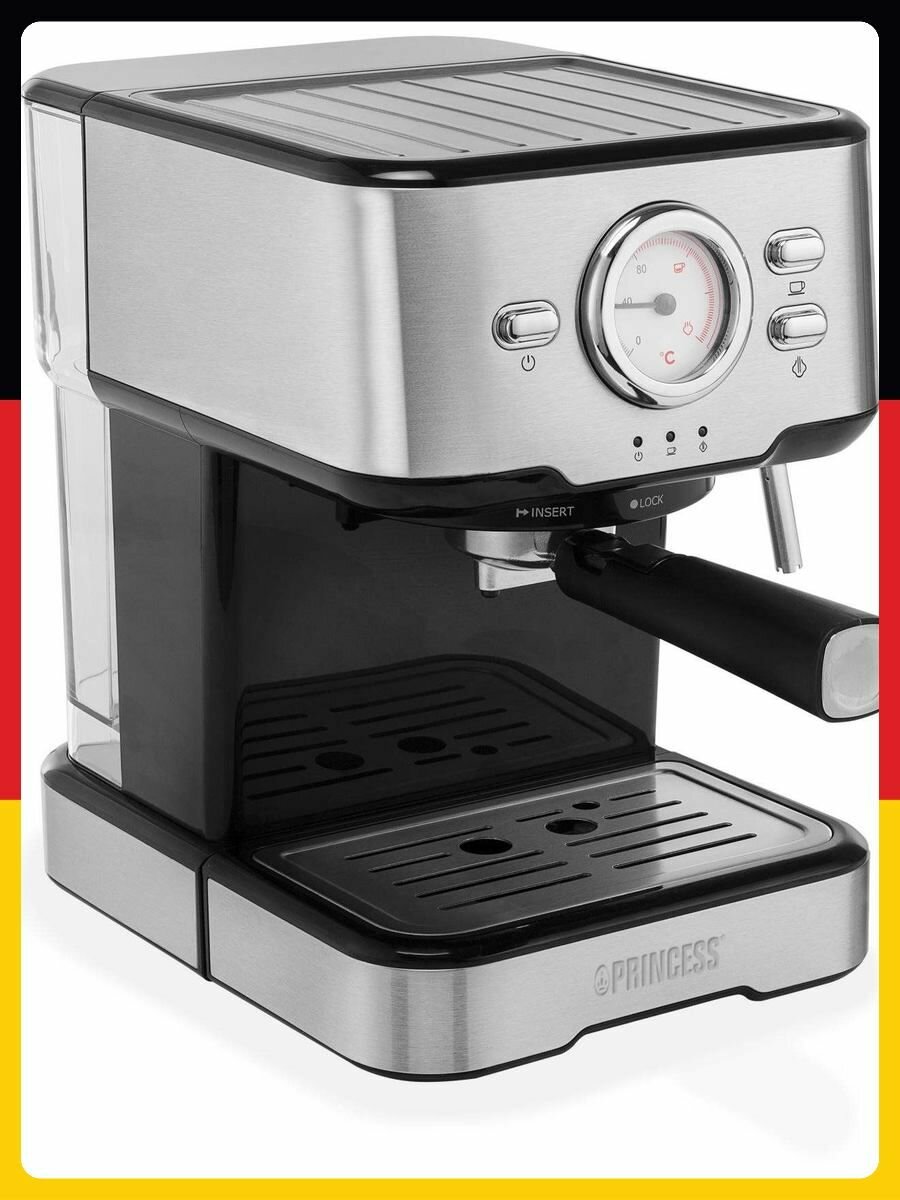 Кофеварка рожковая Princess 249415 portafilter machine