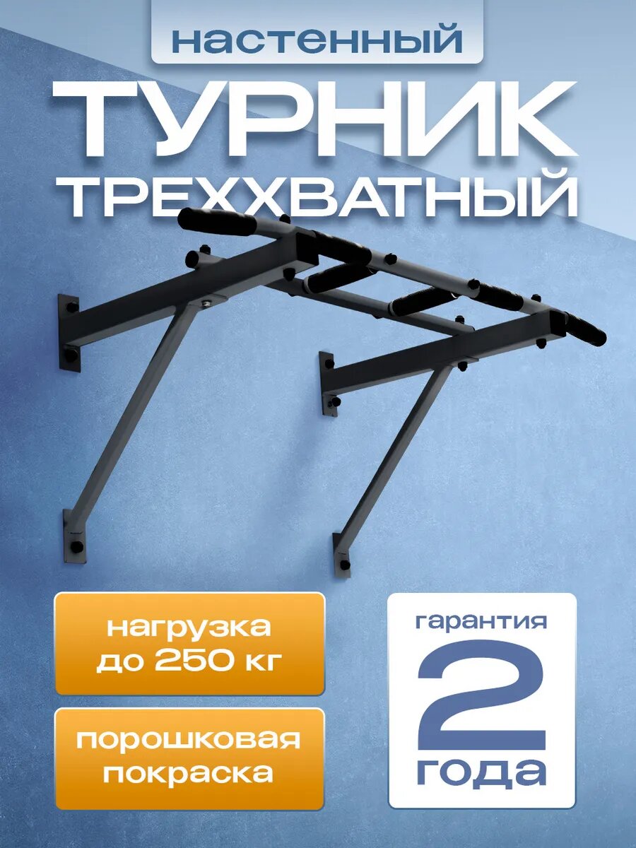 Турник настенный треххватный "ENERGY"
