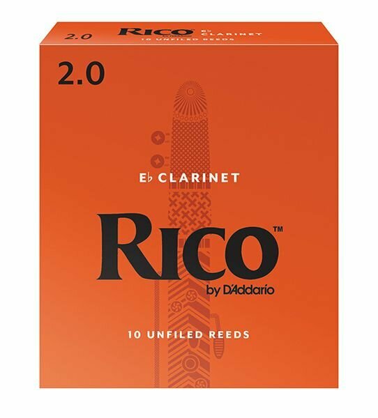 Трость для кларнета Eb Rico RBA10201 размер 2 1шт.
