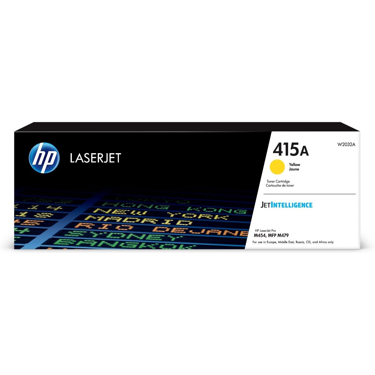 Картридж HP W2032A (415A) желтый для HP LaserJet M454/ MFP M479, 2100 страниц, оригинальный