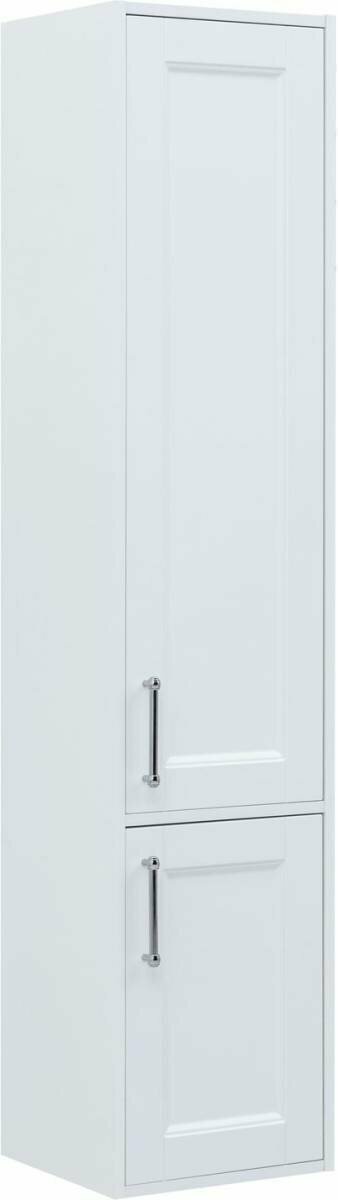 Шкаф-пенал Aquanet Бостон new L 35 белый сатин