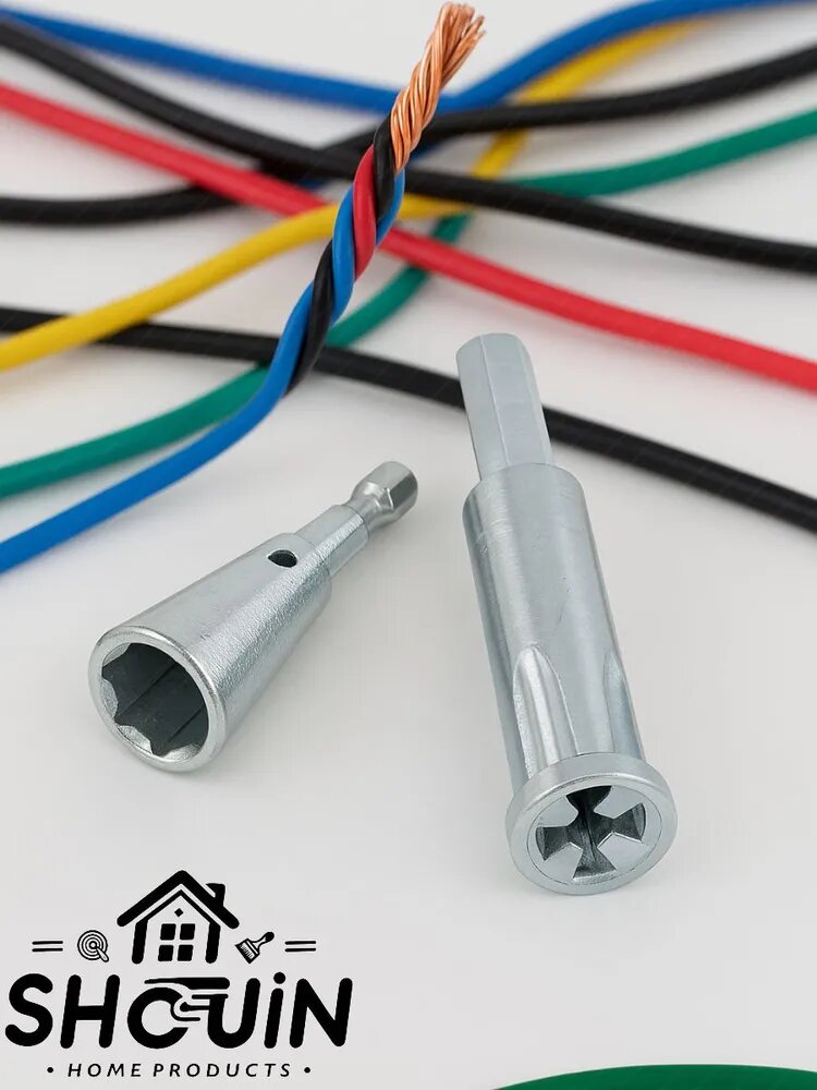 Набор насадка для скручивания проволоки для дрели и шуруповерта — фото 1