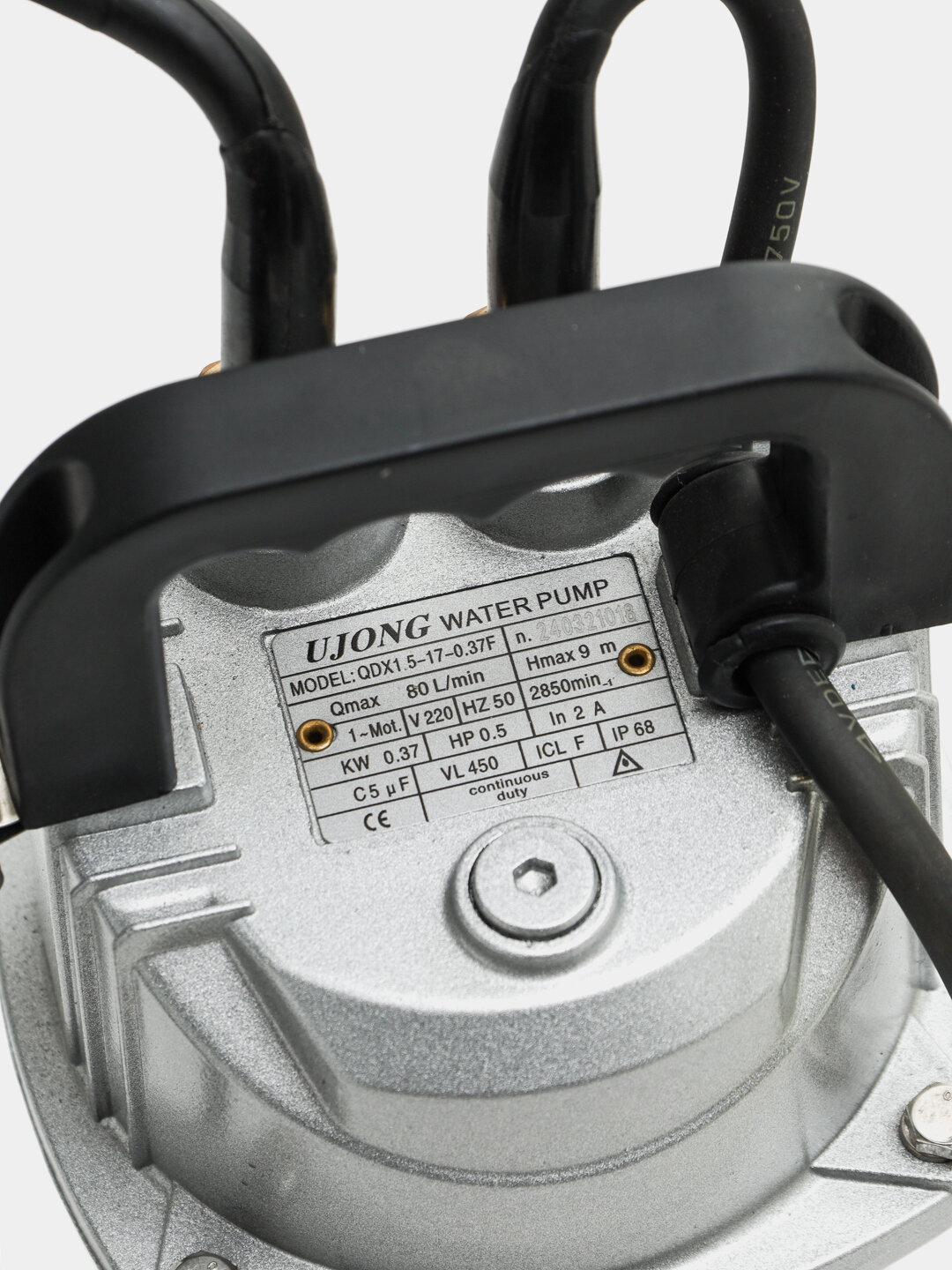 Насос погружной ACC Ujong QDX1.5-17-0.37, дренажный, для чистой воды, 370 Вт — фото 1