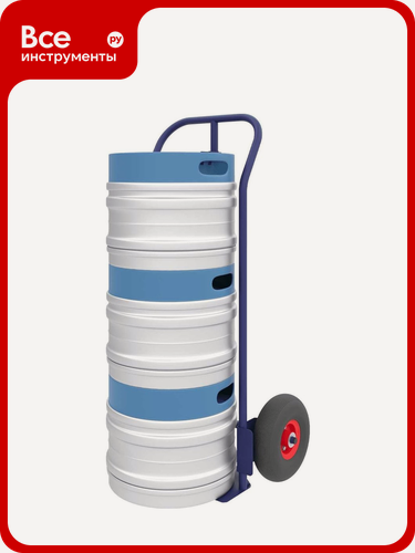 Изображение товара Тележка RUSKLAD "Кега 3" (440x281x1160) грузовая, с пневматическими колёсами d250мм Кега 3 пневмо 250