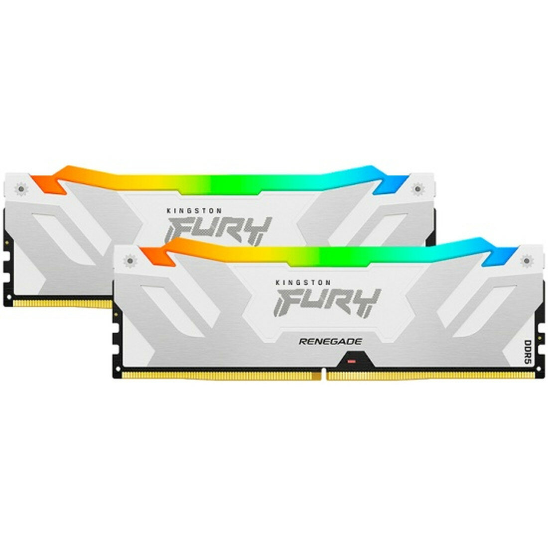 Оперативная память Kingston DDR5 32Gb (2х16Gb) 6800MHz PC-54400 FURY Renegade White RGB XMP CL36 1.4V (KF568C36RWAK2-32)