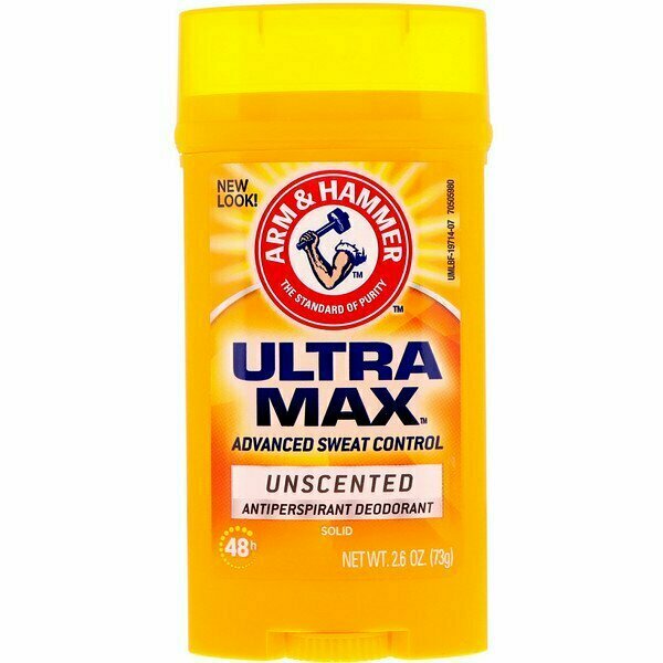 Arm & Hammer UltraMax твердый дезодорант для мужчин без запаха (73 г)