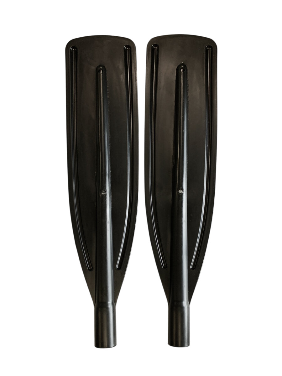 Лопасть для весла прямая пластиковая 2 шт (черные)