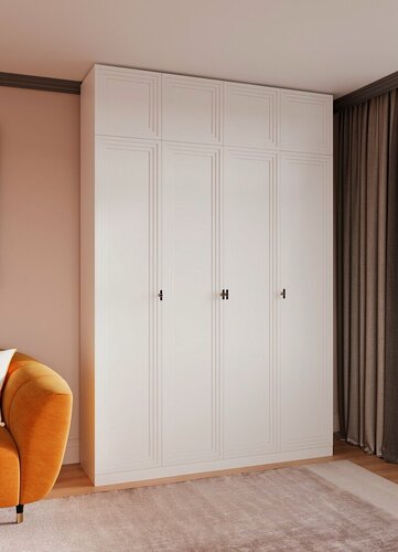 Изображение товара Шкаф распашной МебельЛэнд24 Конкорд - 2 с антресолью 180x50x260 для одежды четырехдверный