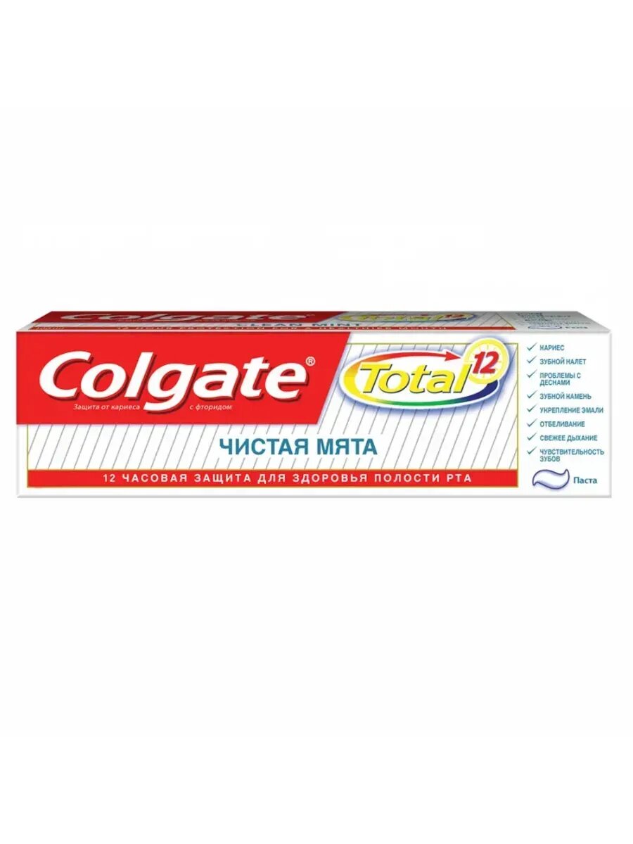 Colgate Total 12 чистая мята зубная паста 75 мл