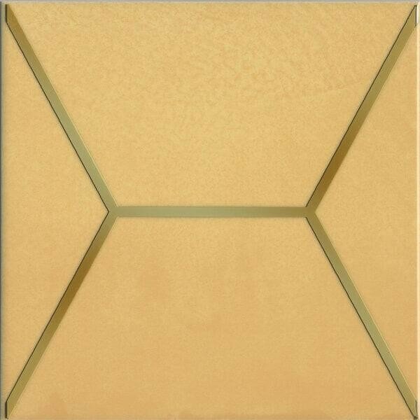 Декор керамический Kerama Marazzi OP/B181/17064 Витраж желтый 15x15x0.69 см (цена за 1 штуку)