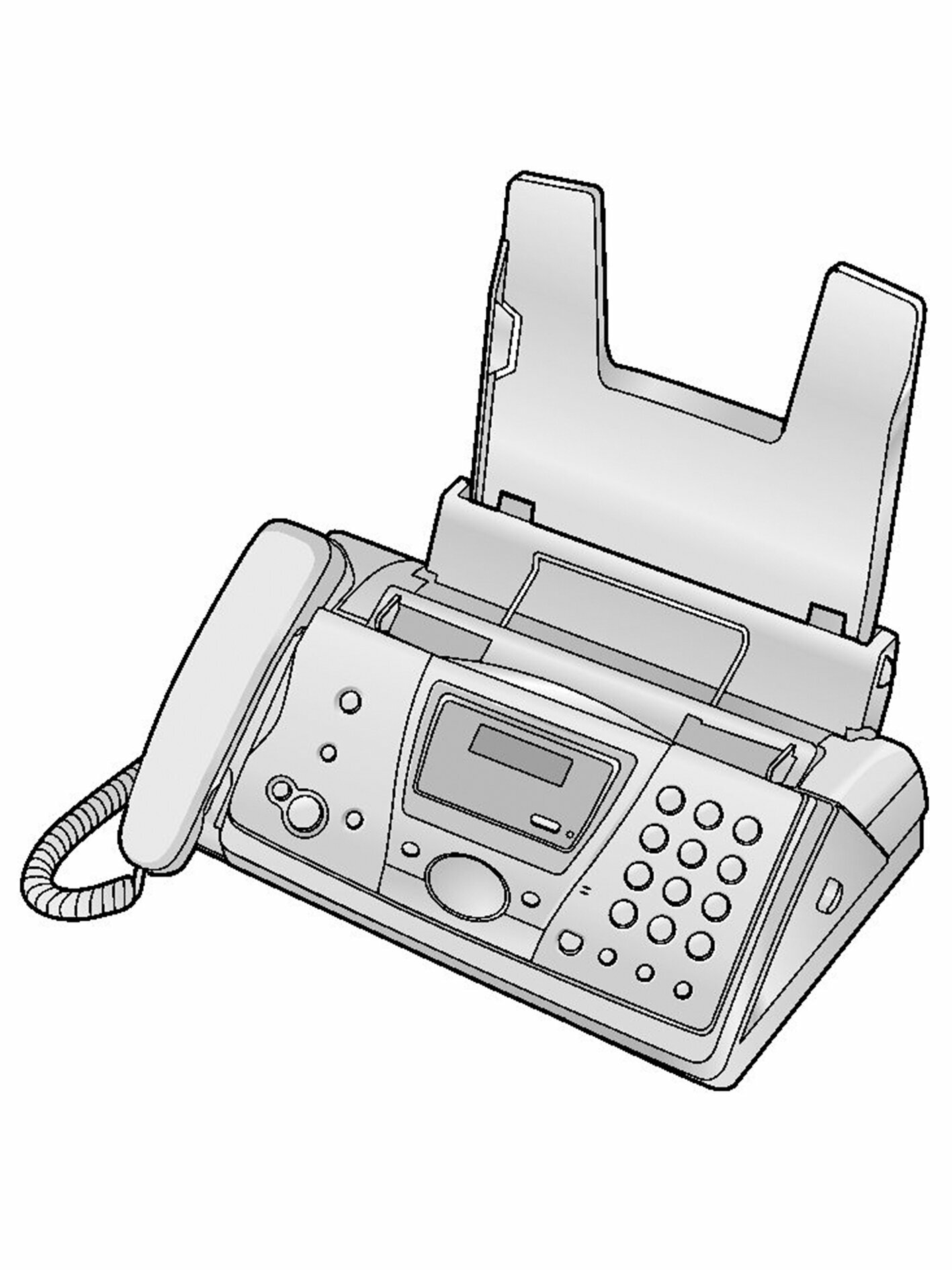 Факс Panasonic KX-FP143RU