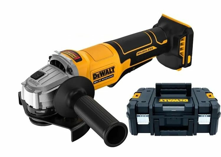 Болгарка аккумуляторная DEWALT DCG408PNT 20B бесщеточный в кейсе