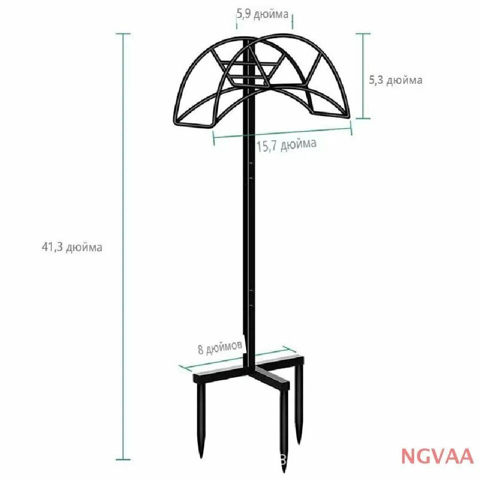 Держатель для шланга Металл