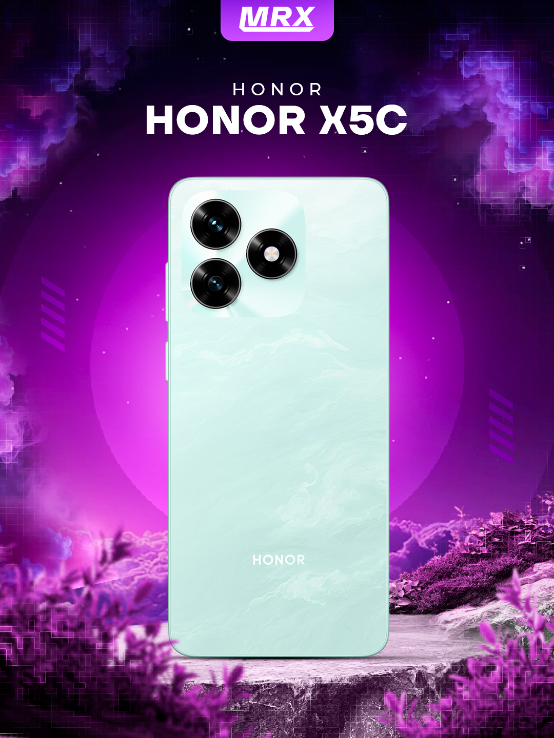 HONOR X5C 4/64 ГБ голубой, 6,67-дюймовым, HD+, HUAWEI, Wi-Fi,