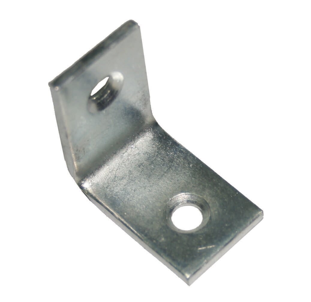 Уголок мебельный 25х25х15 мм 90 градусов оцинкованная сталь