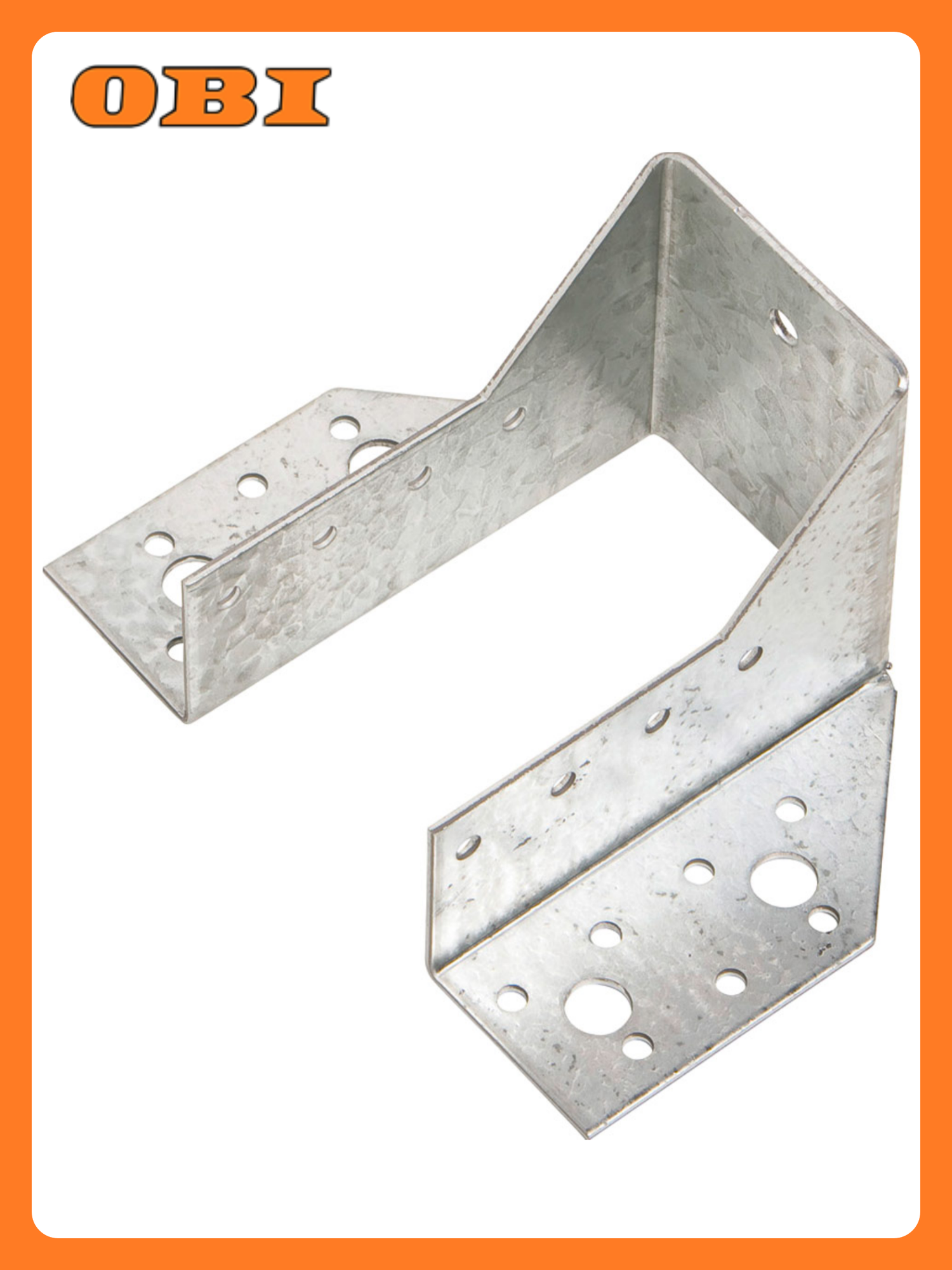 Держатель балки LUX-TOOLS оцинкованная сталь серебристый 60x100x2 мм