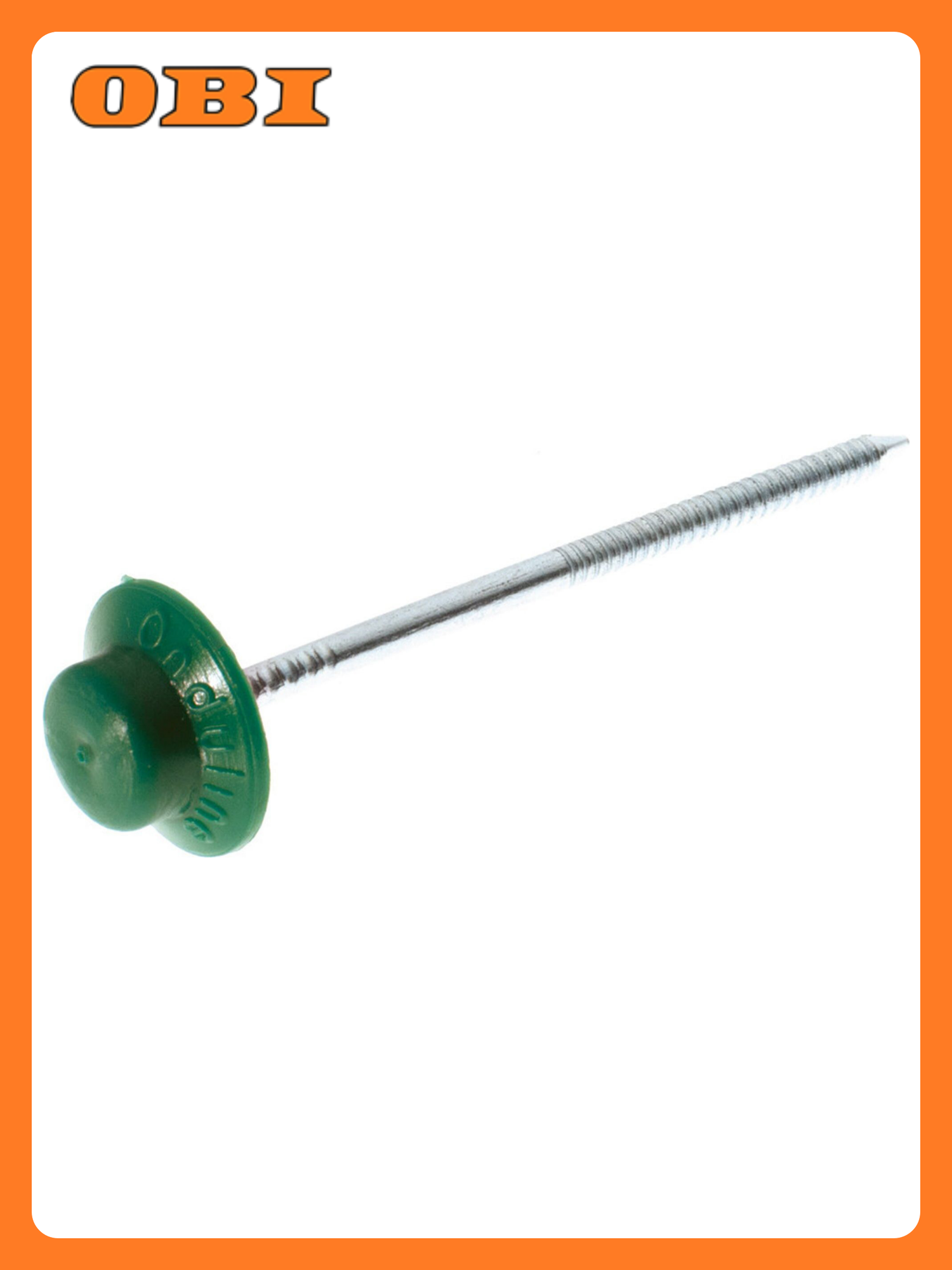 Гвозди кровельные Ондулин зеленые 3х70 мм 100 шт