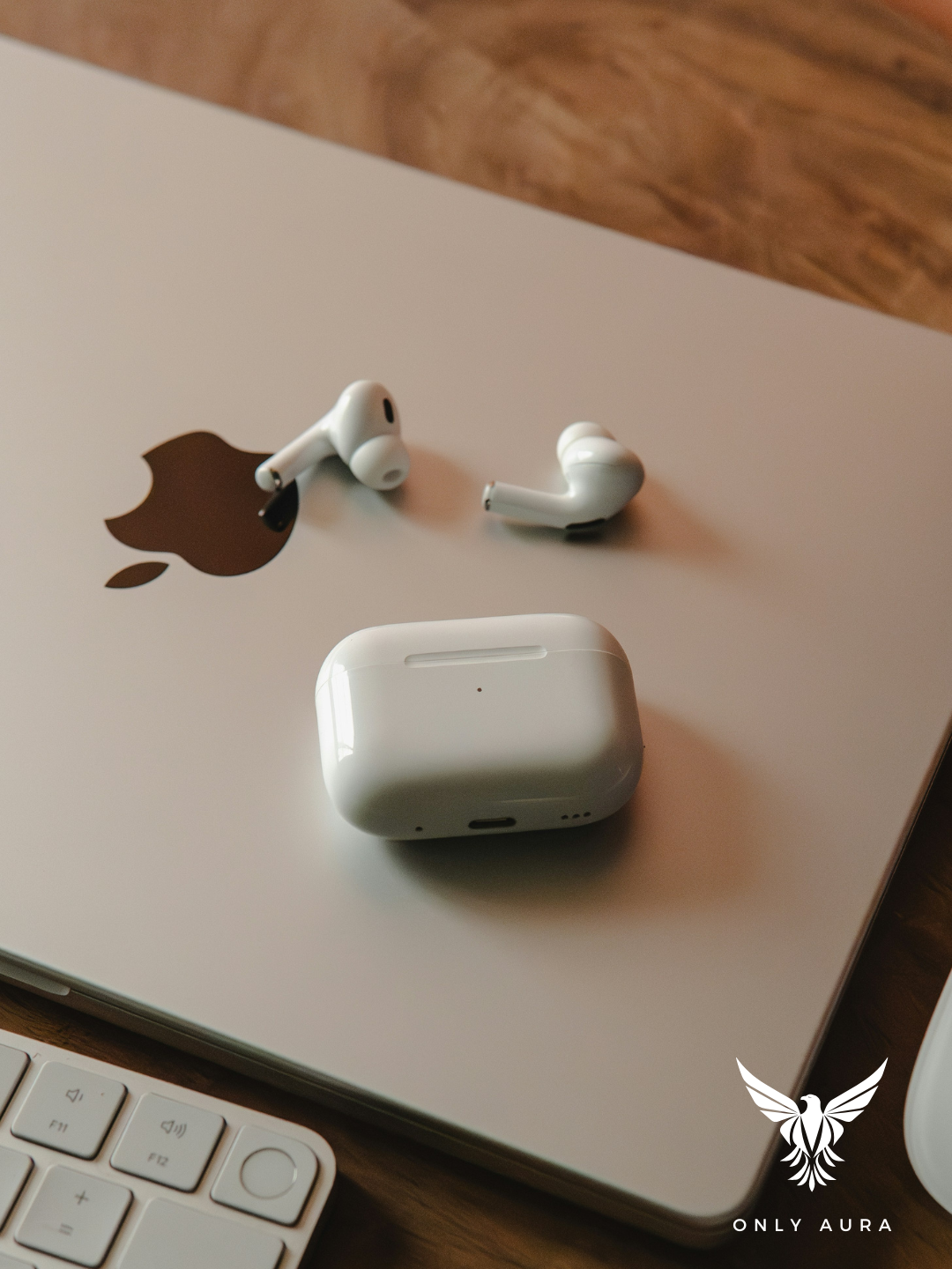 Беспроводные Наушники Apple AirPods Pro 2 сенсорное управление, активное шумоподавлениe "Чехол — в подарок"