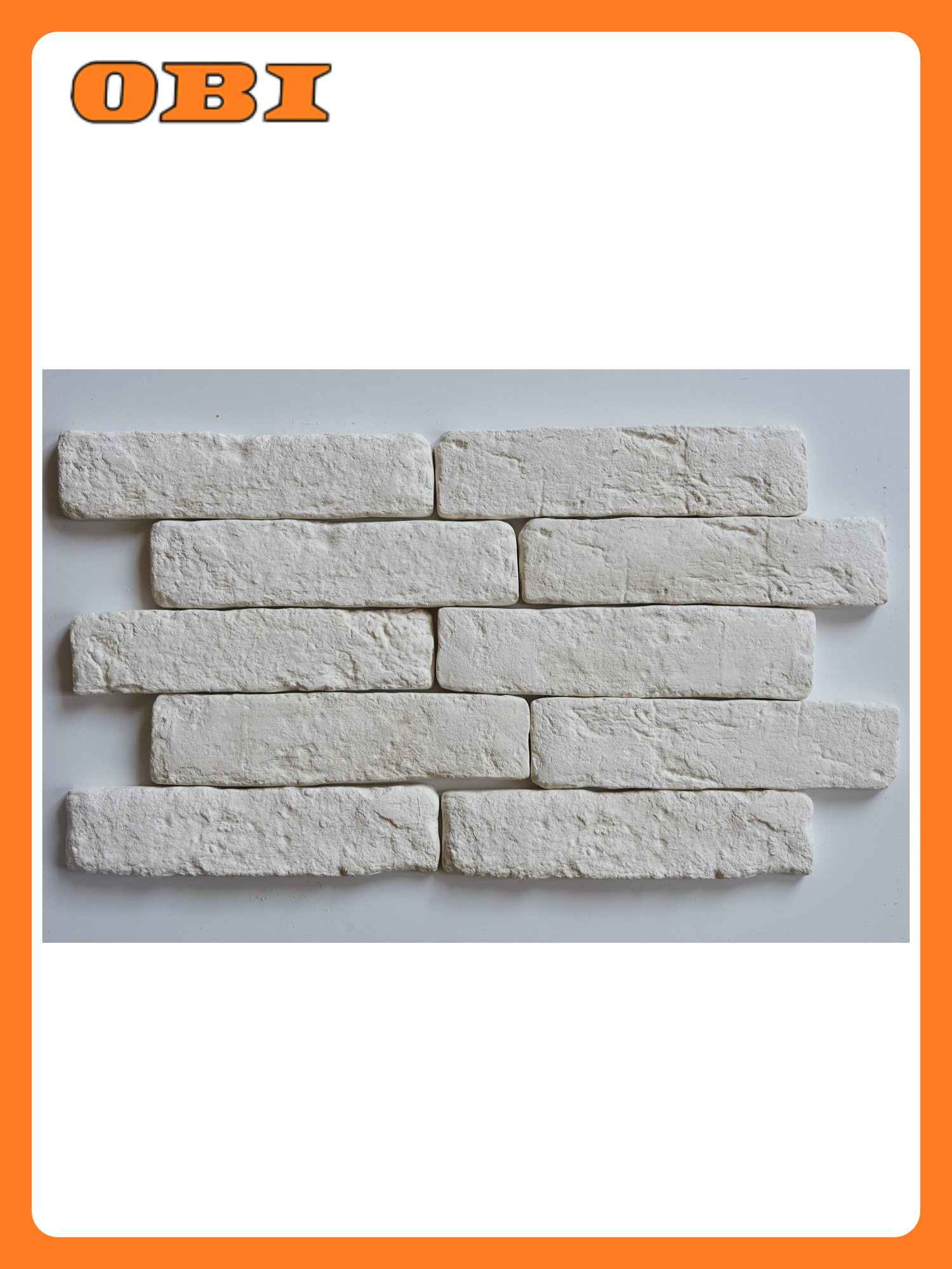 Гипс плитка Евролит Кирпич Романский 26х5 см 1 кв. м имитация кирпич белый