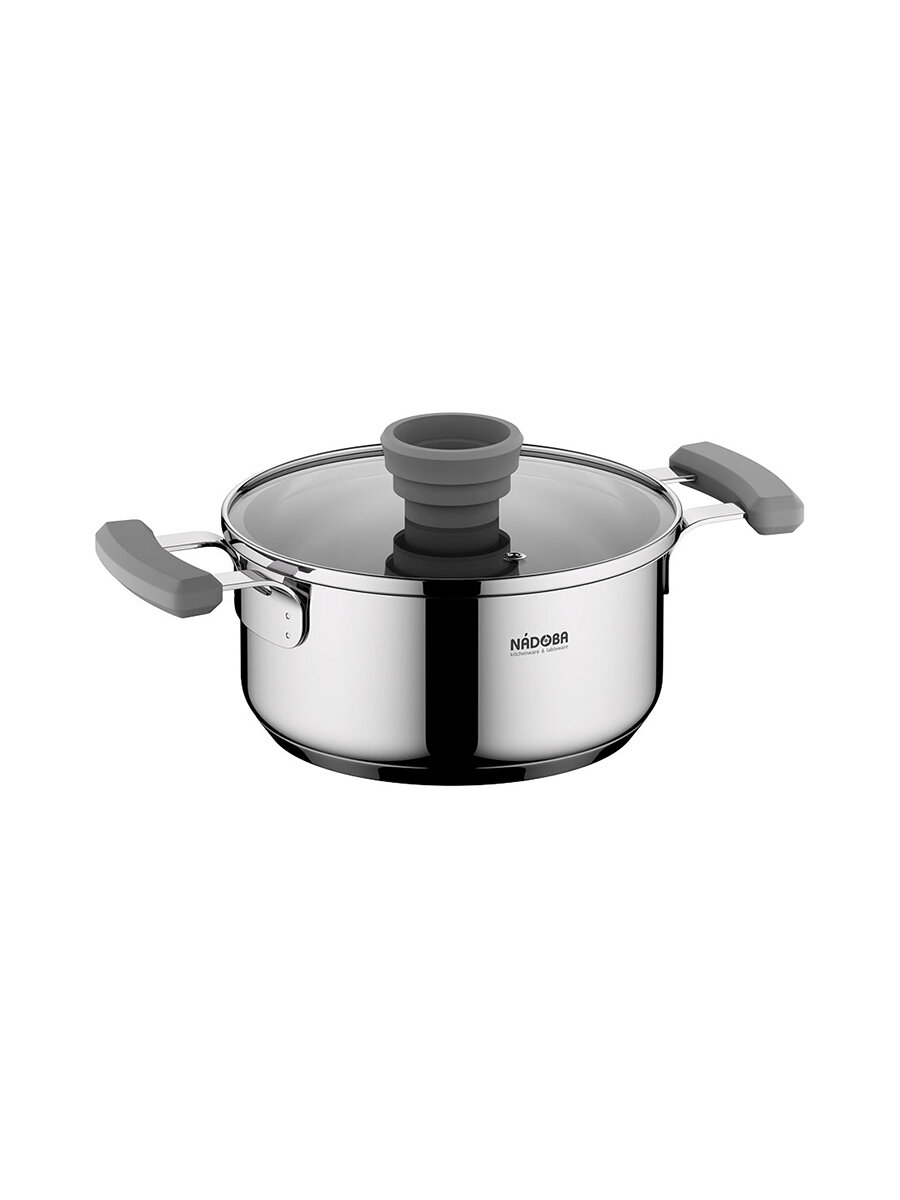 Nadoba Набор кастрюль с крышками KAMILA 6 предметов из нержавеющей стали для всех типов плит — фото 1